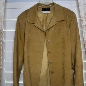 Vintage Gino Rossi for Wilson suede Jacket & Skirt Set – Brown Classic 2-piece